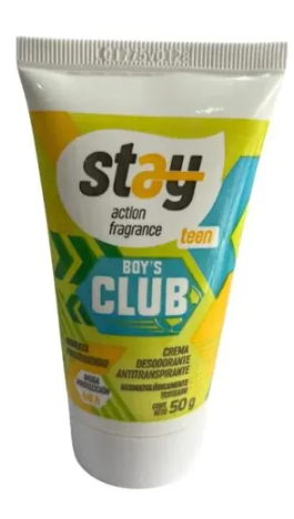 Crema Antitranspirante Boys Club Teen 50g Depimiel