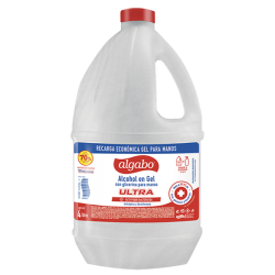 Alcohol en Gel Ultra 70% Superficies Algabo 4L
