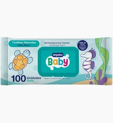 Toallitas Húmedas Flow Pack 100 Unidades Algabo Baby