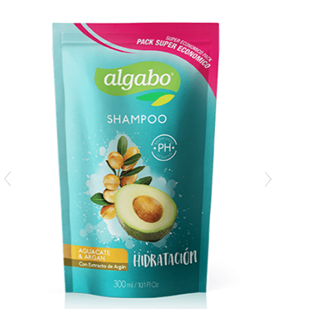 Algabo Shampoo Argán y Aguacate Repuesto Doypack 300ml