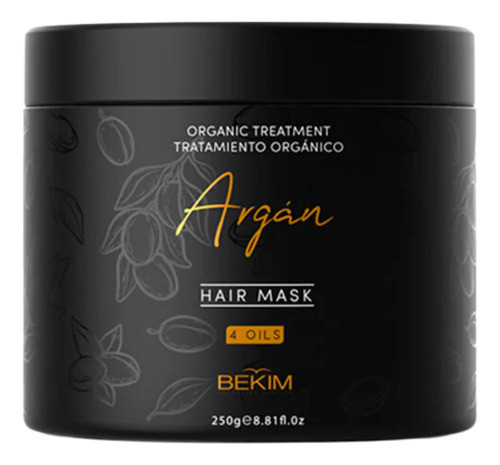 Máscara de Argán 250 Grs Bekim