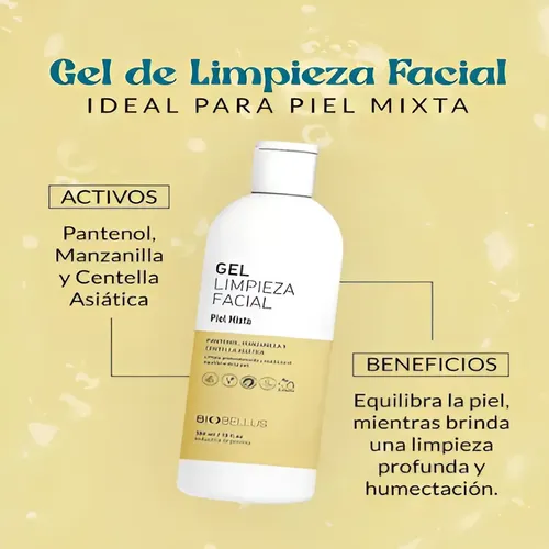 Gel de Limpieza Piel Mixta Biobellus 300ml