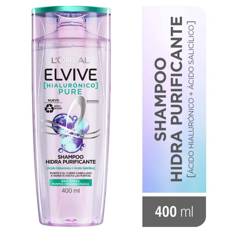 Shampoo Elvive Hidra Hialurónico Pure 400 ml L'Oréal