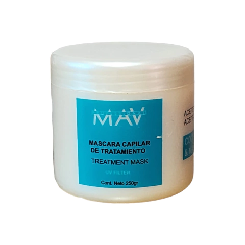 Máscara Nutritiva Coco y Marula 250g Mav Profesional