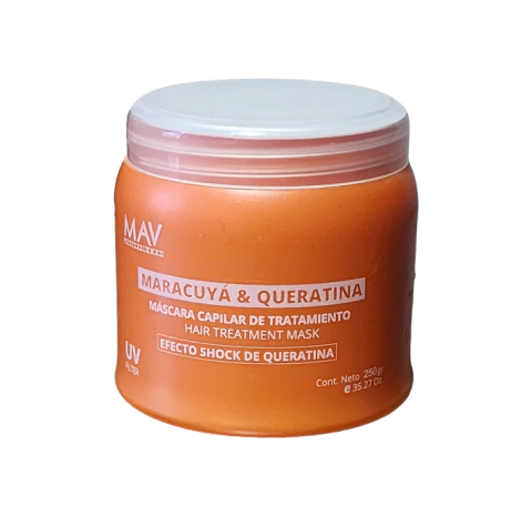 Máscara Restauradora Maracuyá y Queratina 250g Mav Profesional