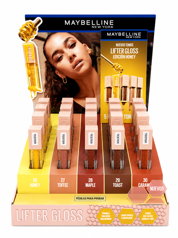 Lip Lifter Gloss 15 Unidades + 5 Testers Maybelline