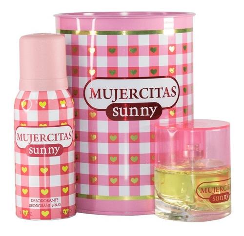 Lata Perfume + Desodorante Set Mujercitas Sunny