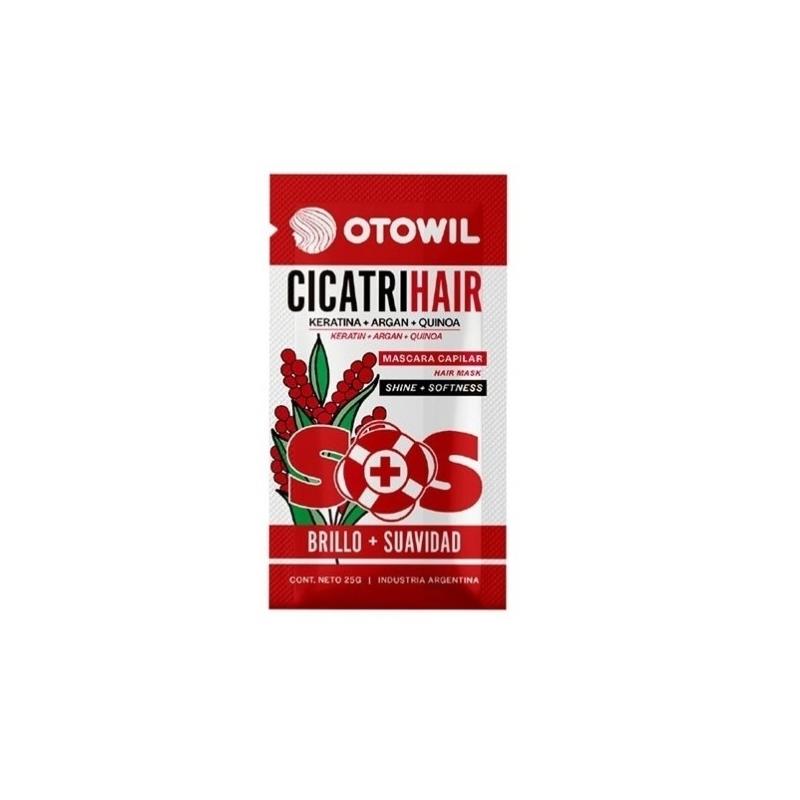 Máscara Cicatrihair Keratina y Argán 25 g Otowil
