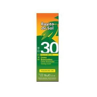 Crema Bronceadora FPS30 70g Rayito de Sol