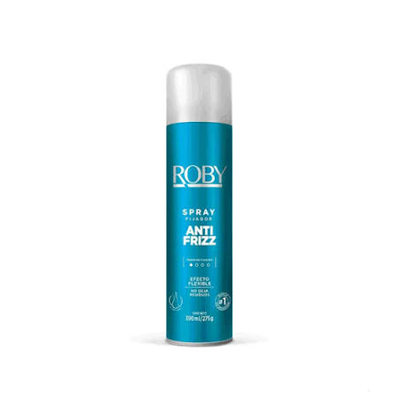 Fijador Antifrizz en Spray 390 ml Roby