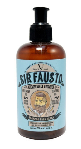 Shampoo Para Barba 250ml Sir Fausto