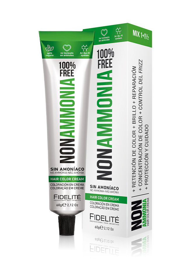 Coloración Crema Nonammonia 60 g Fidelite