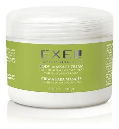 Crema para Masajes con Extracto de Algas Exel 980g