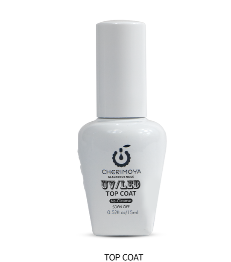 Top Coat UV LED No Cleanse 15 ml Cherimoya