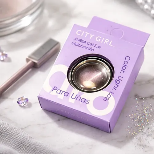 Polvo Para Uñas Aurea Cat Eye City Girl