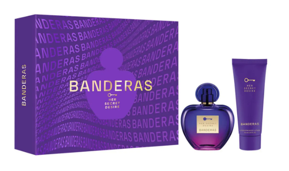 Cofre Her Secret Desire Fem EDT 80 ml + BL A. Banderas